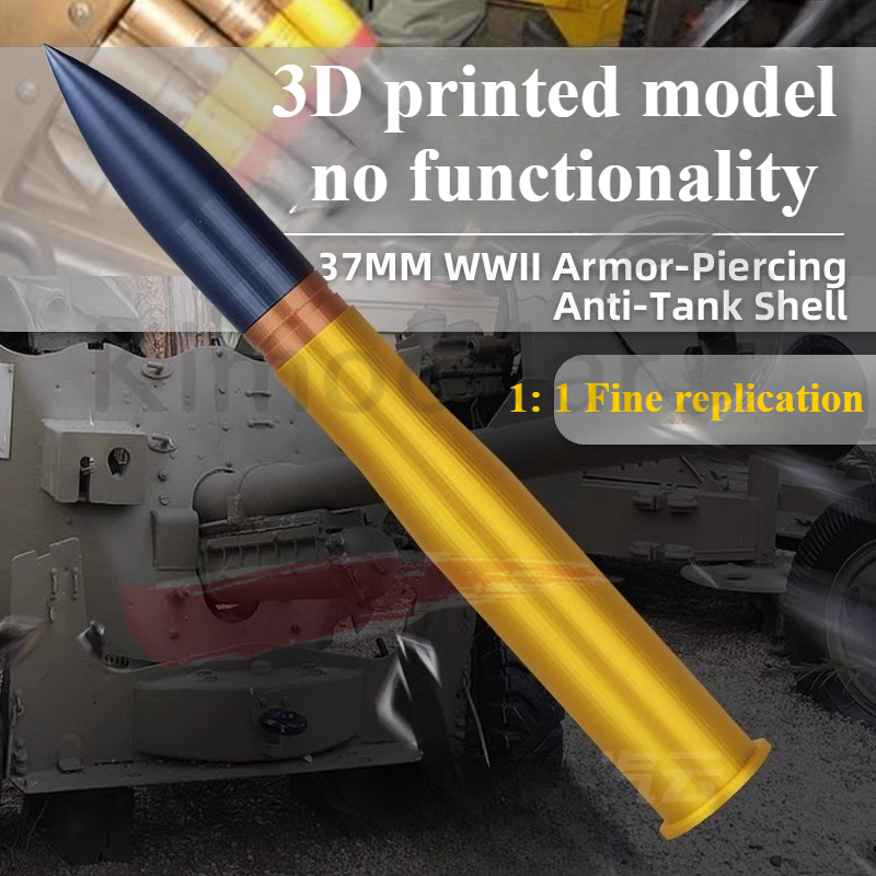 3D Printing World War II 37mm  - 3D Printing Industrial recension och pris