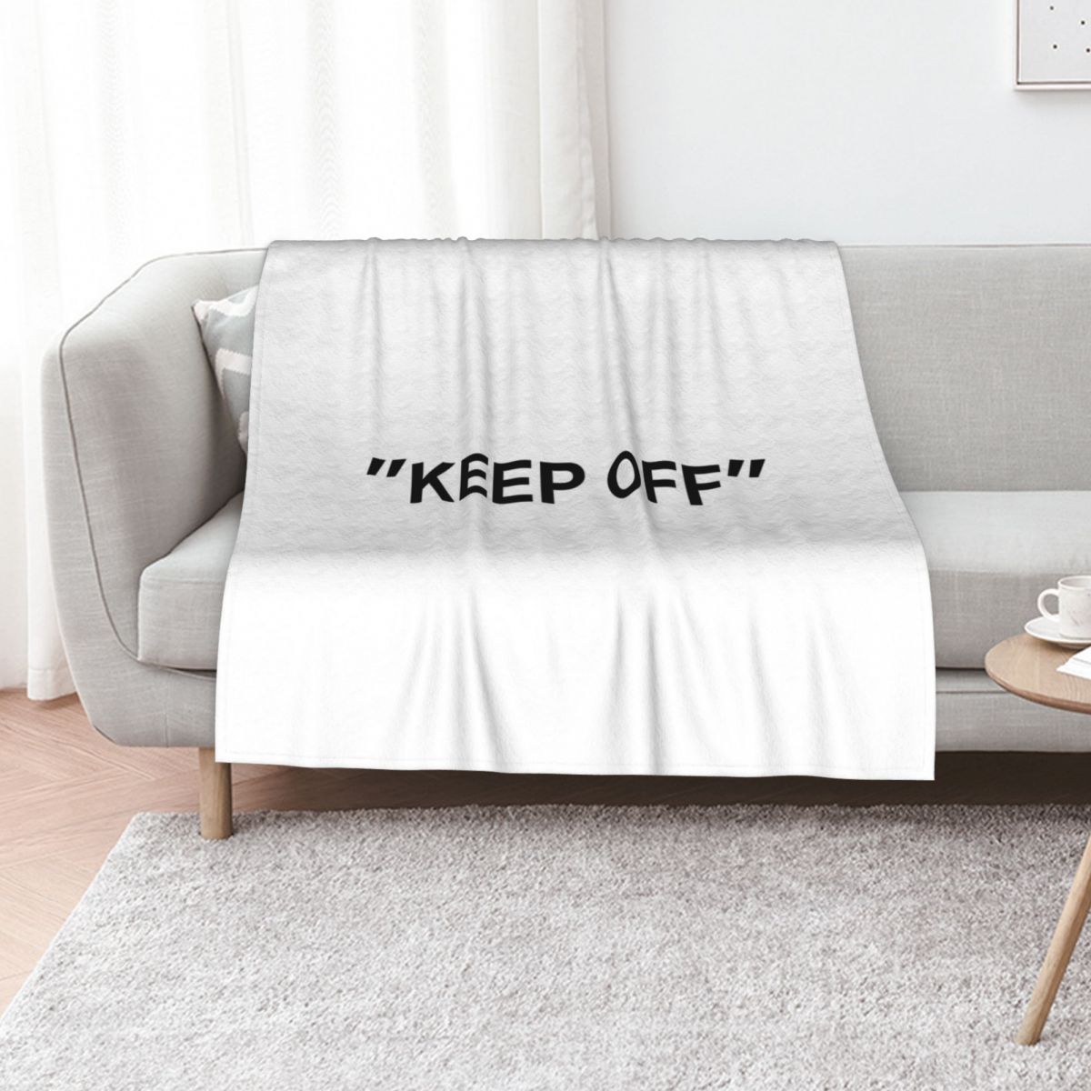 KEEP OFF Quotation Throw Blank - 3D Printing Quotation recension och pris