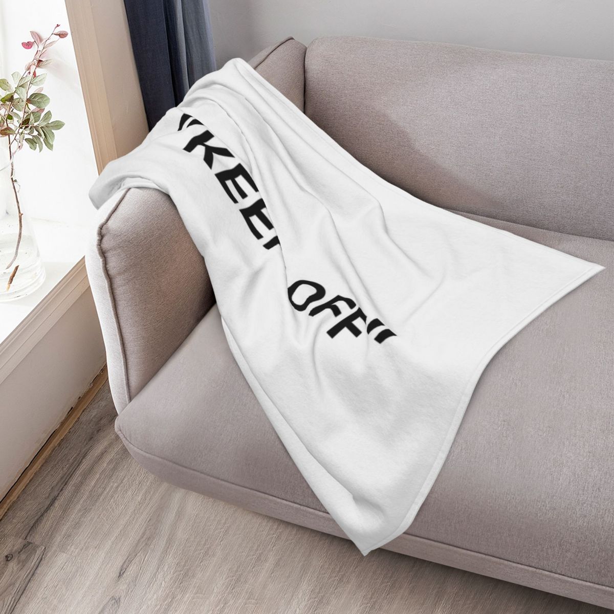 KEEP OFF Quotation Throw Blank - 3D Printing Quotation recension och pris