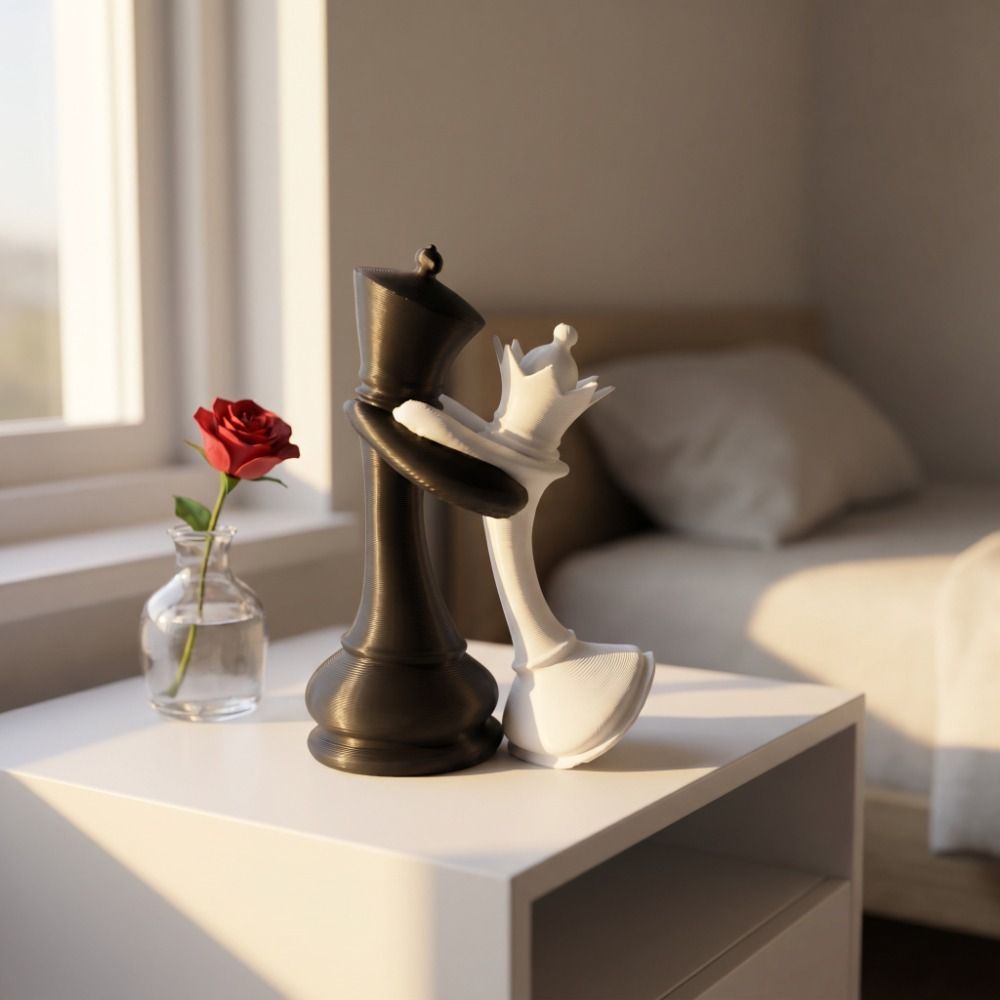 3D Printed Chess Statue Home D - 3D Printing Chess recension och pris
