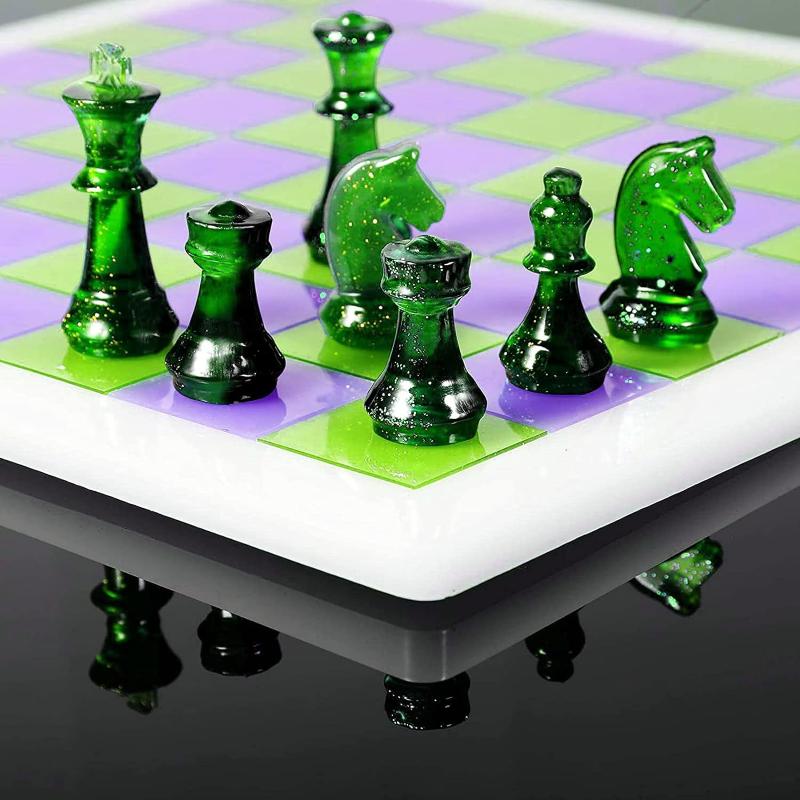 Resin Chess Set Mold With Ches - 3D Printing Chess recension och pris