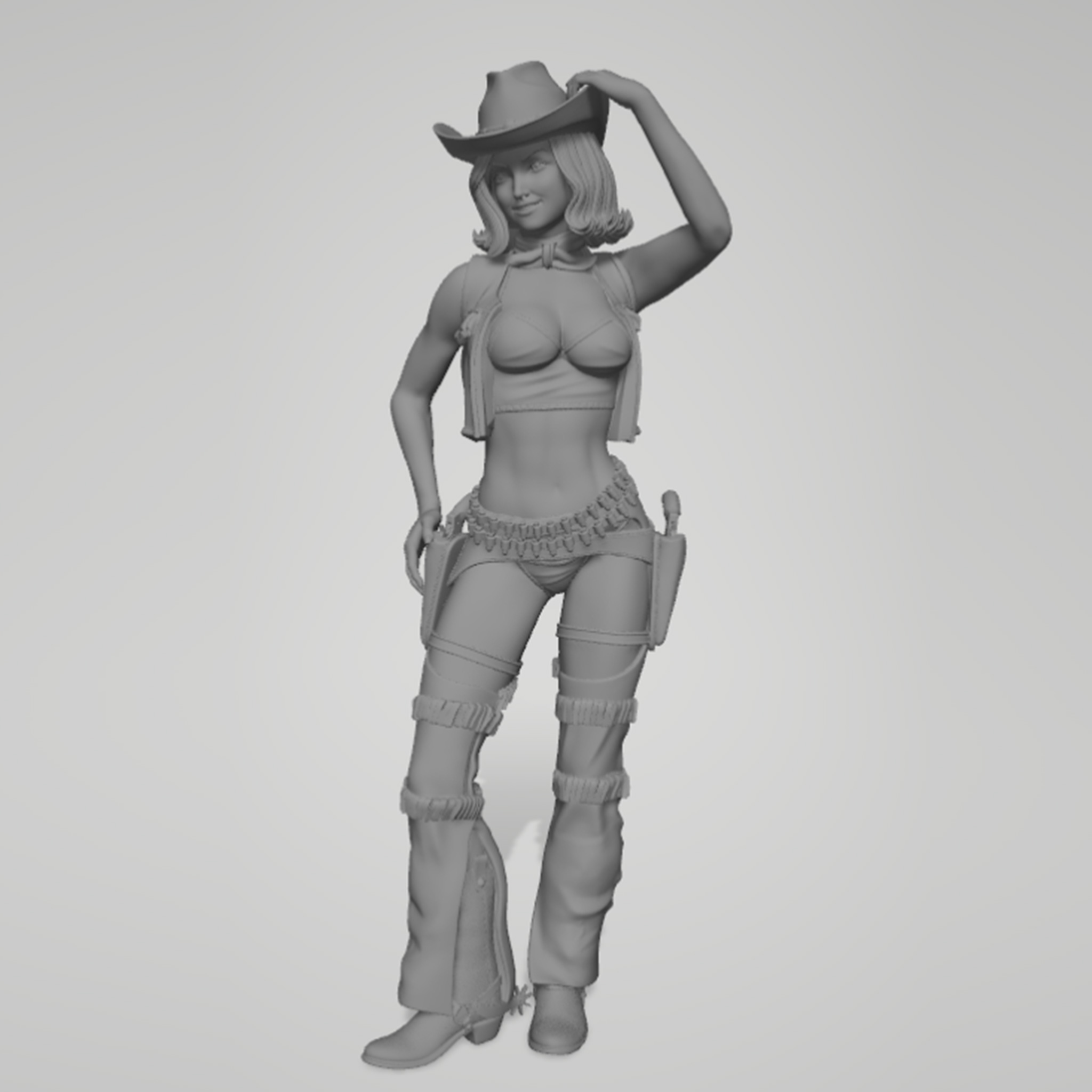 1/24 1/18 1/12 cowboy girl Una - 3D Printing And Additive Manufacturing recension och pris