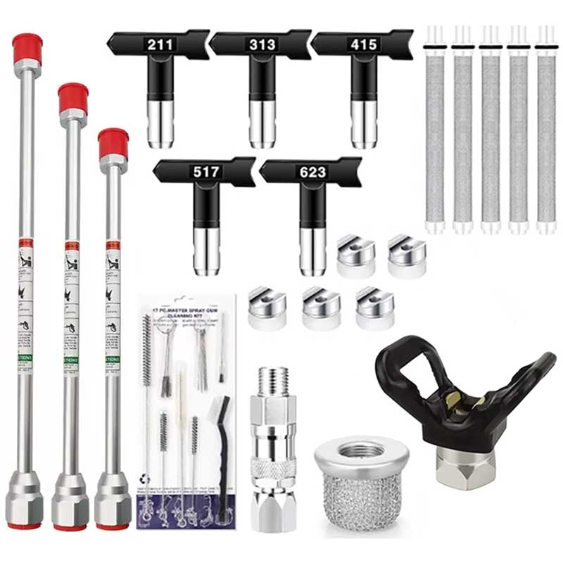17 Pcs Airless Paint Sprayer G - Nozzle Cleaning Kit recension och pris