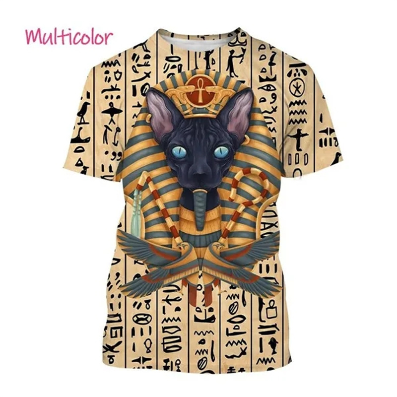 Summer New Pharaoh 3D Print T- - 3D Printing Industrial recension och pris