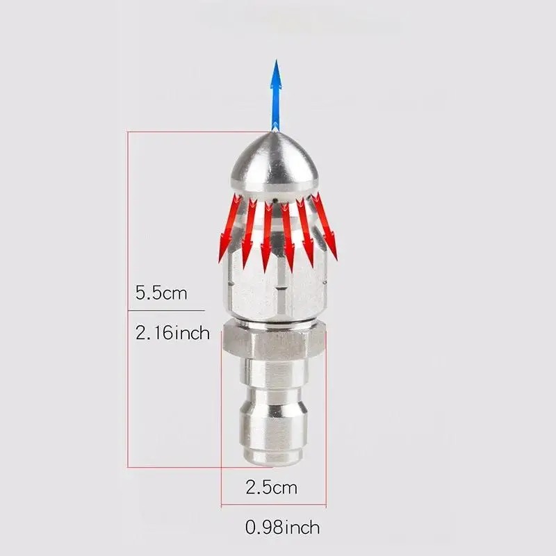 High‑Pressure Washer Sewer Cle - Nozzle Cleaning Kit recension och pris