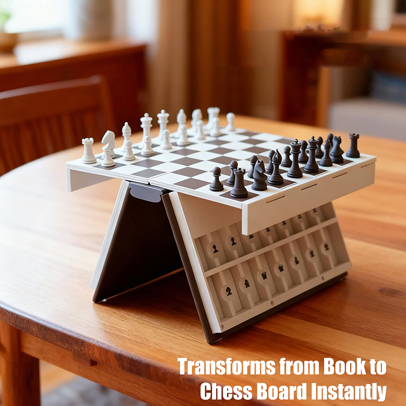 Chess Set 3D Printed Book Fold - 3D Printing Chess recension och pris