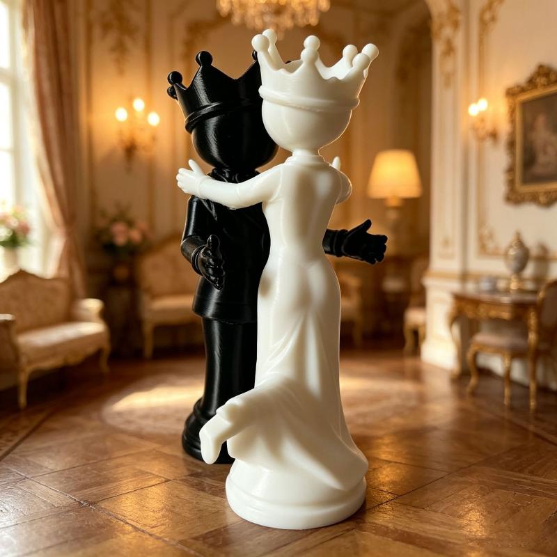 Creative 3D Printed Chess King - 3D Printing Chess recension och pris