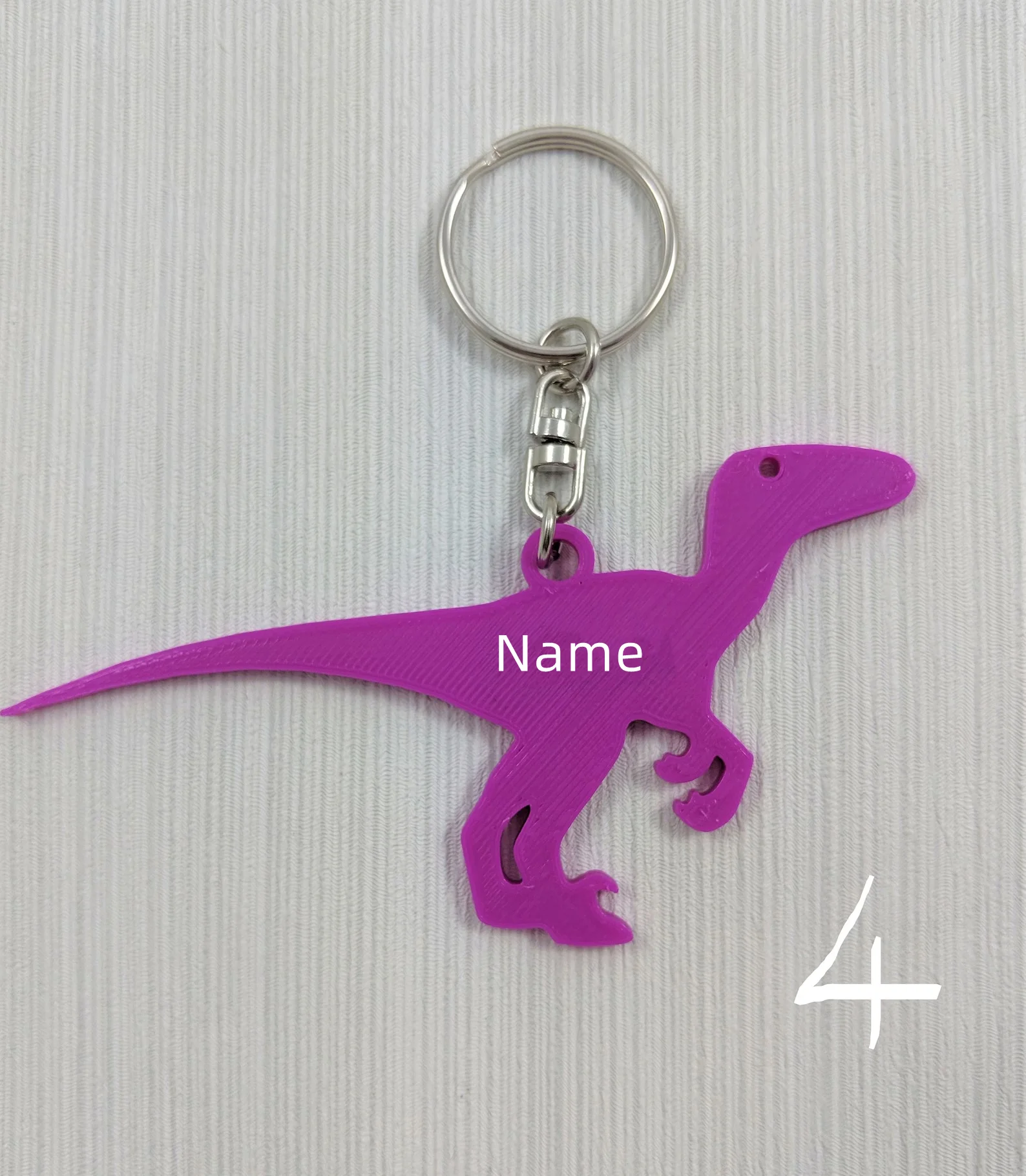 Custom Name Keychains 3D Print - 3D Printing Metal recension och pris