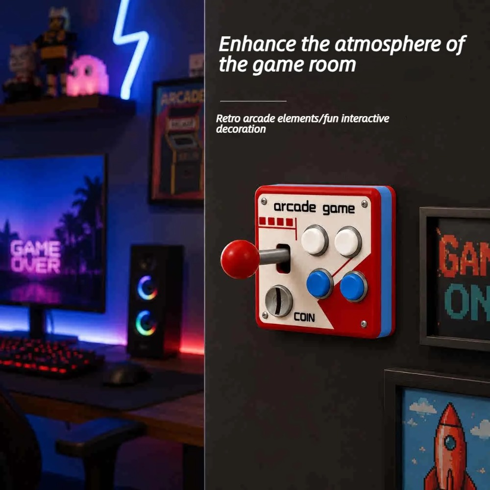 Retro Arcade Joystick Switch P - 3D Printing And Additive Manufacturing recension och pris