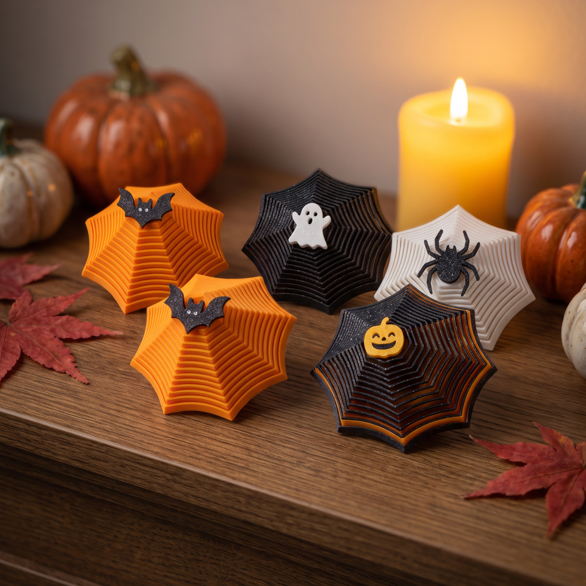 Cute Halloween Spider Web Desk - 3D Printing Web recension och pris