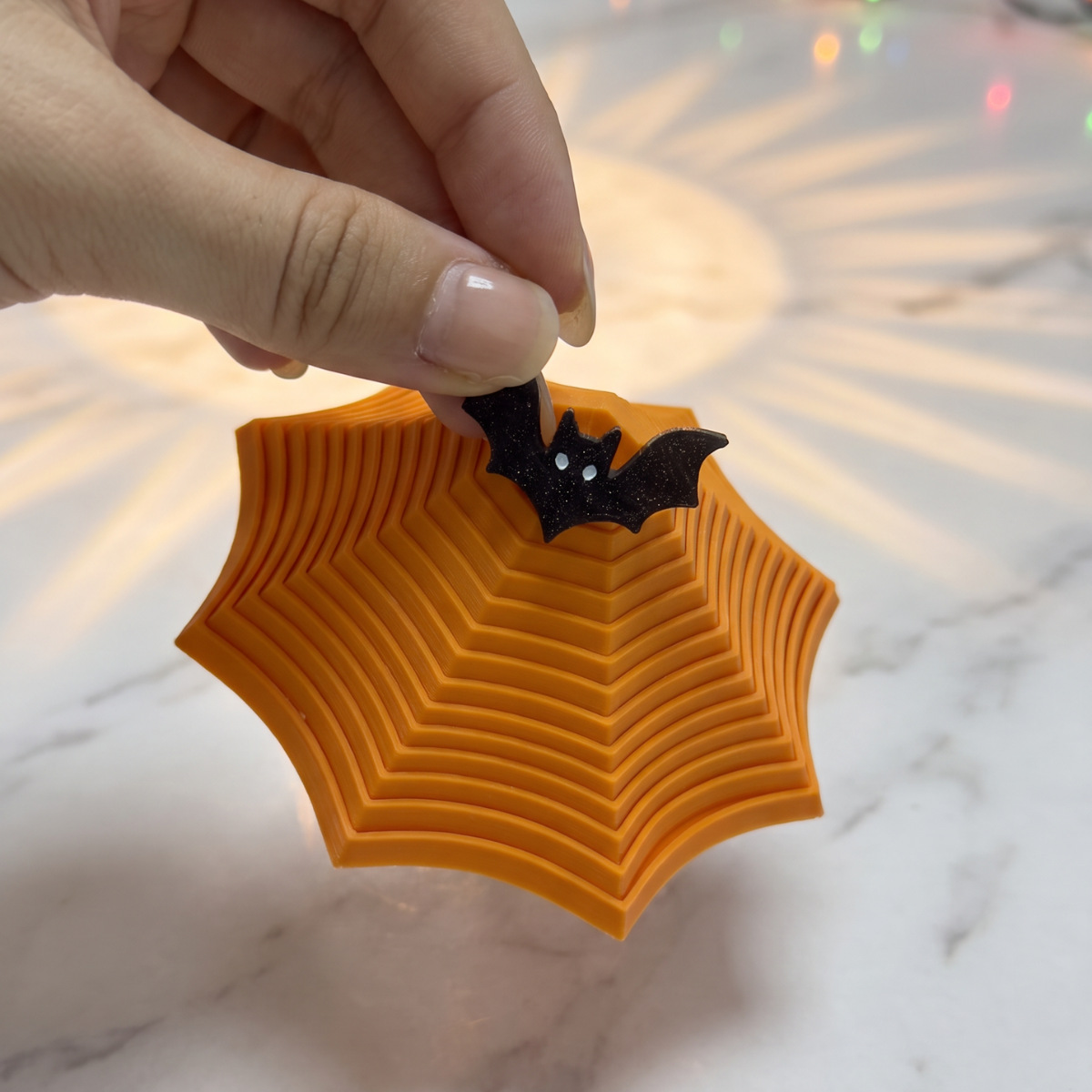 Cute Halloween Spider Web Desk - 3D Printing Web recension och pris