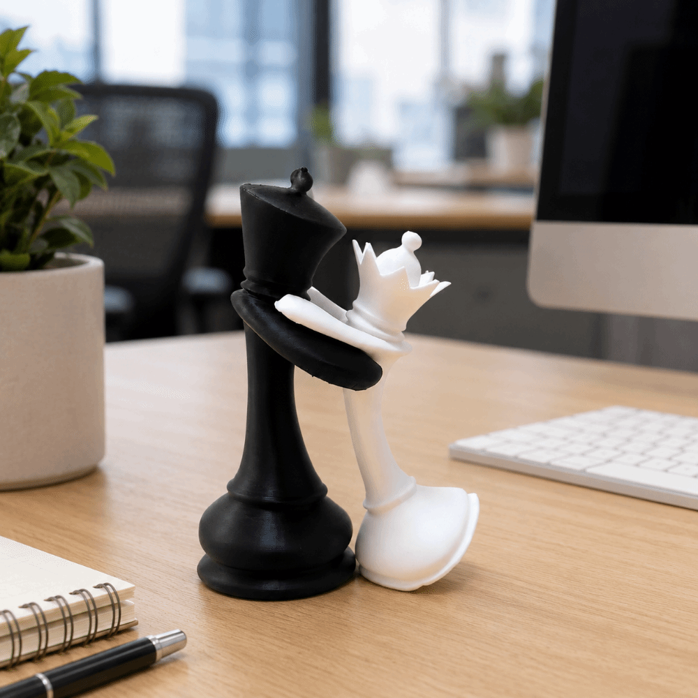 3D Printed Chess Statue Home D - 3D Printing Chess recension och pris