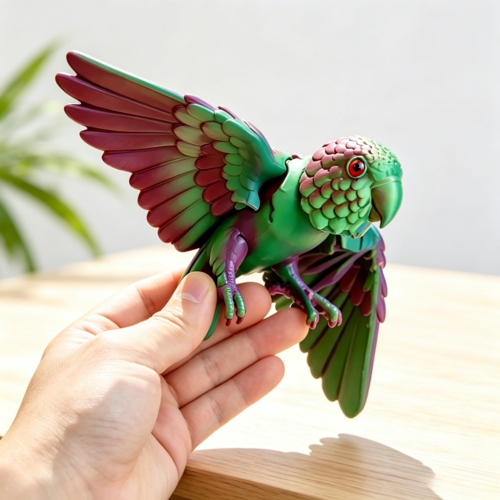 3D Printed Cute Parrot Model F - 3D Printing Lizard recension och pris