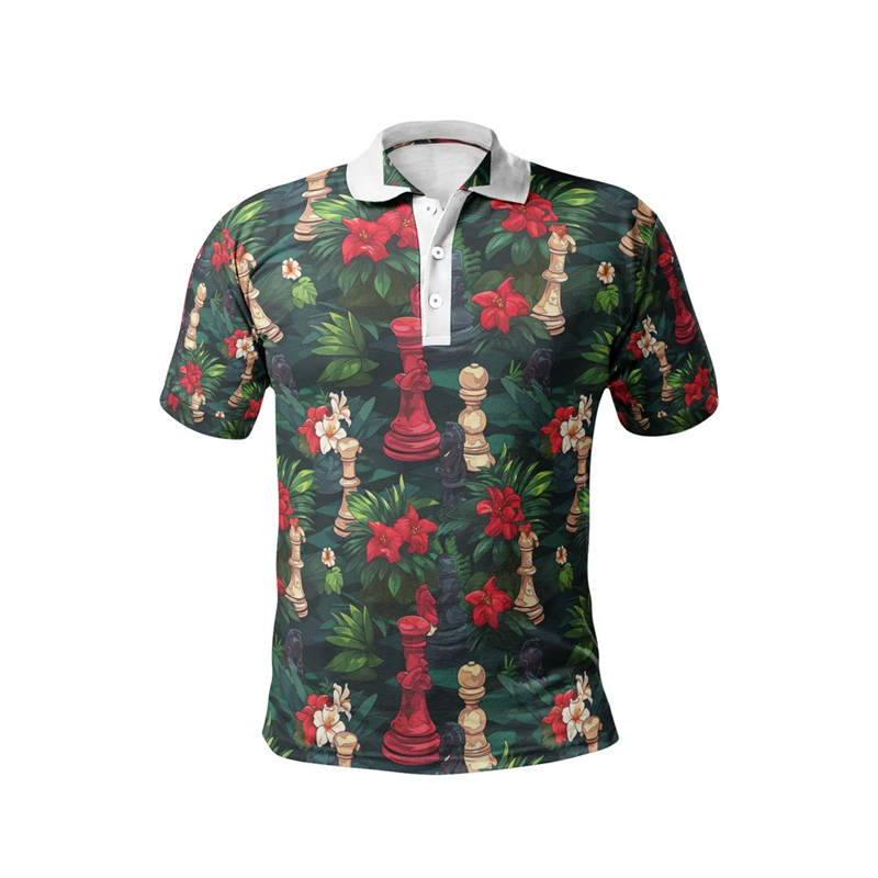 Chess King 3D Print Polo Shirt - 3D Printing Chess recension och pris