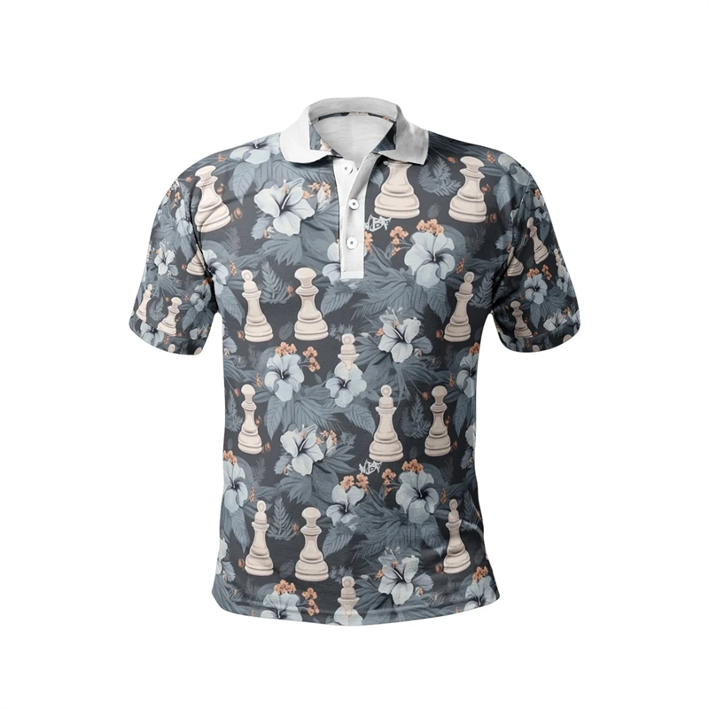 Chess King 3D Print Polo Shirt - 3D Printing Chess recension och pris