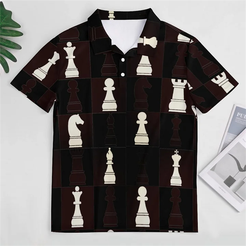 Chess King 3D Print Polo Shirt - 3D Printing Chess recension och pris
