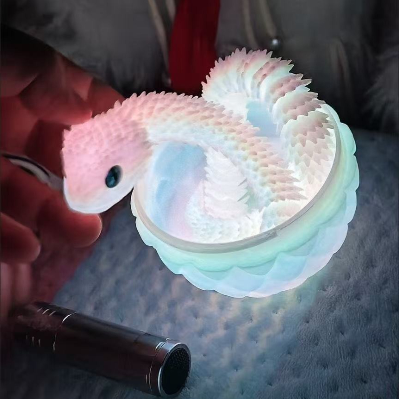 30/60/80cm 3D Printed Luminous - 3D Printing Lizard recension och pris