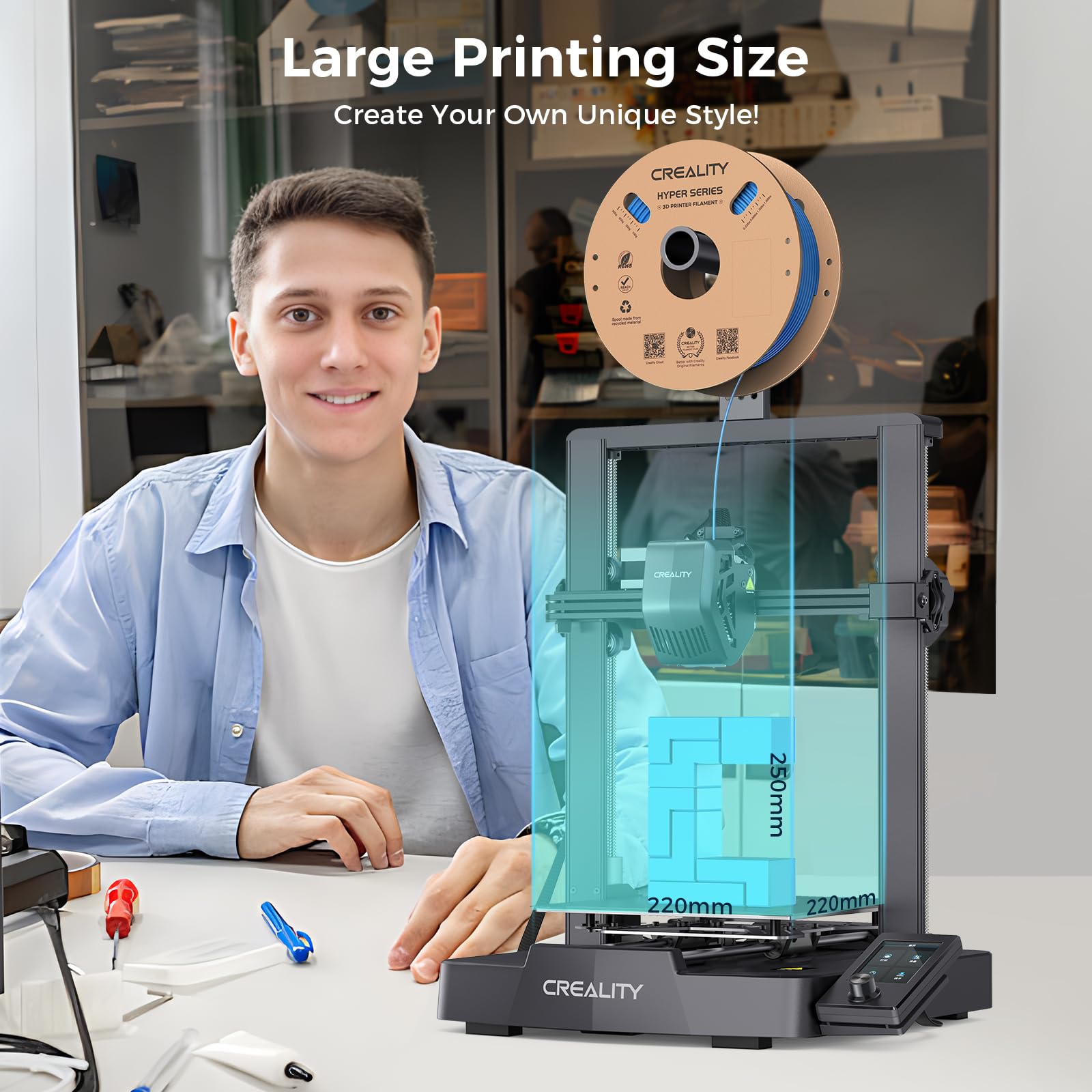 CREALITY Ender-3 V3 SE 3D Prin - 3D Printing Industrial recension och pris