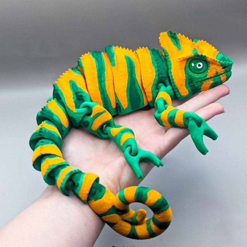 Movable Joint 3D Printed Chame - 3D Printing Lizard recension och pris