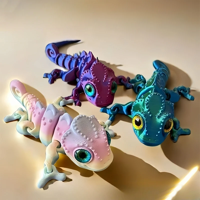 New 3D Printing Chameleon Figu - 3D Printing Lizard recension och pris