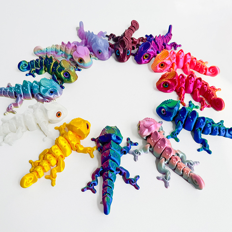 New 3D Printing Chameleon Figu - 3D Printing Lizard recension och pris