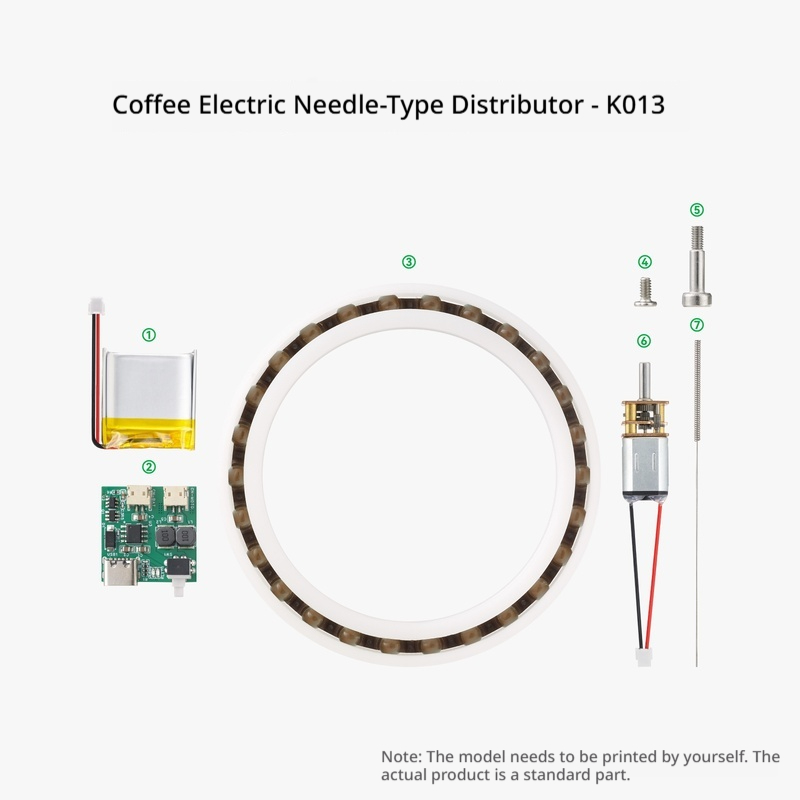BooKoo Electric Coffee WDT Dis - 3D Printing Metal recension och pris