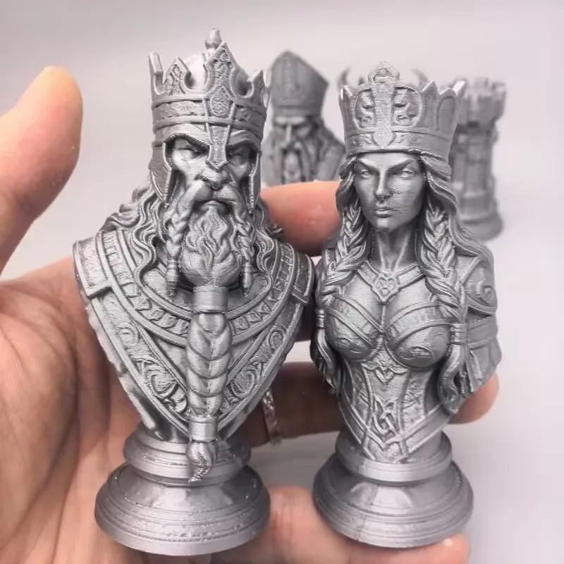 10cm 3D Printed Chess Pieces,  - 3D Printing Chess recension och pris