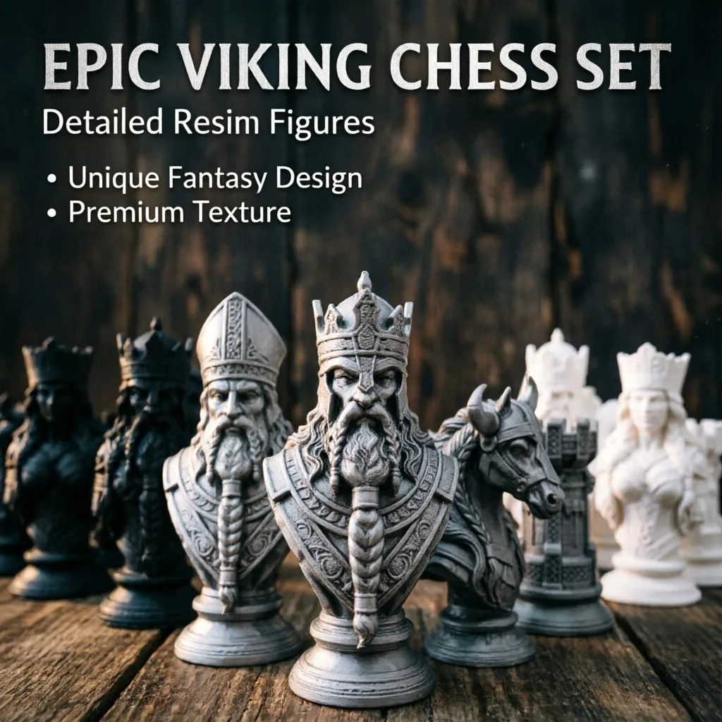 10cm 3D Printed Chess Pieces,  - 3D Printing Chess recension och pris