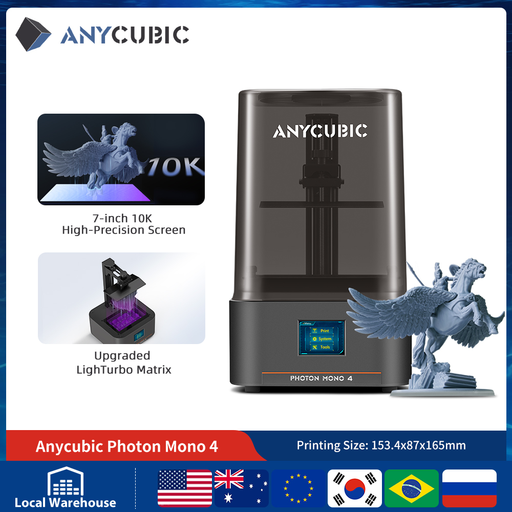 PRESALE ANYCUBIC Photon Mono 4 - 3D Printing Uv Resin recension och pris