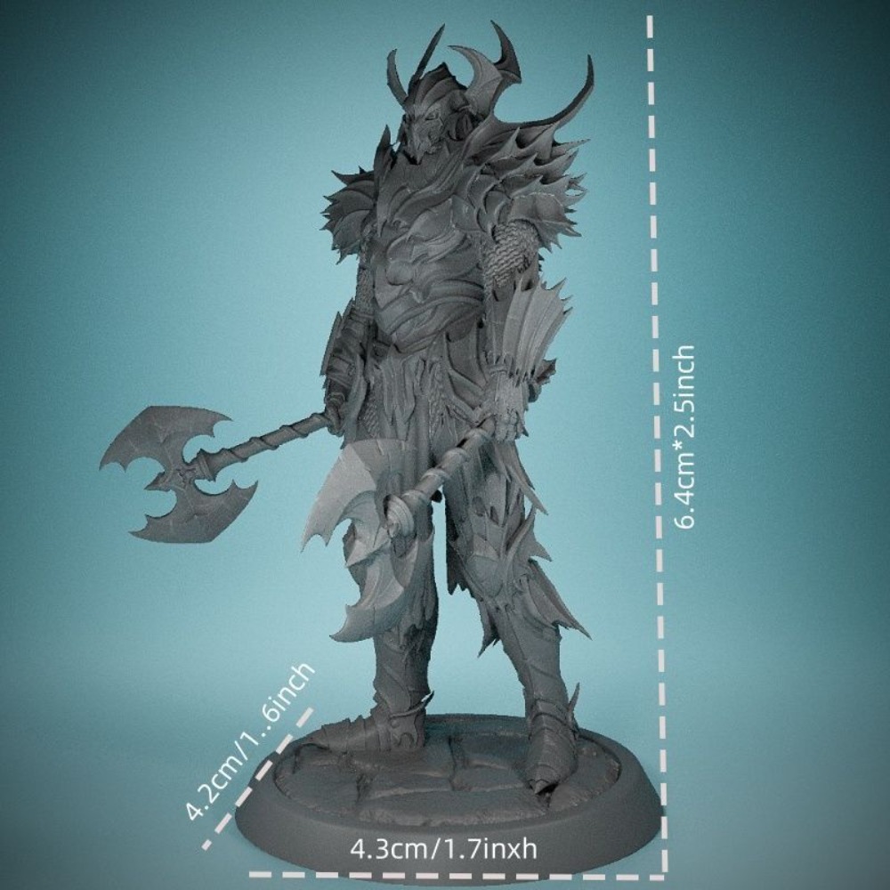 No Wings Demon Knight 3D Print - 3D Printing Chess recension och pris