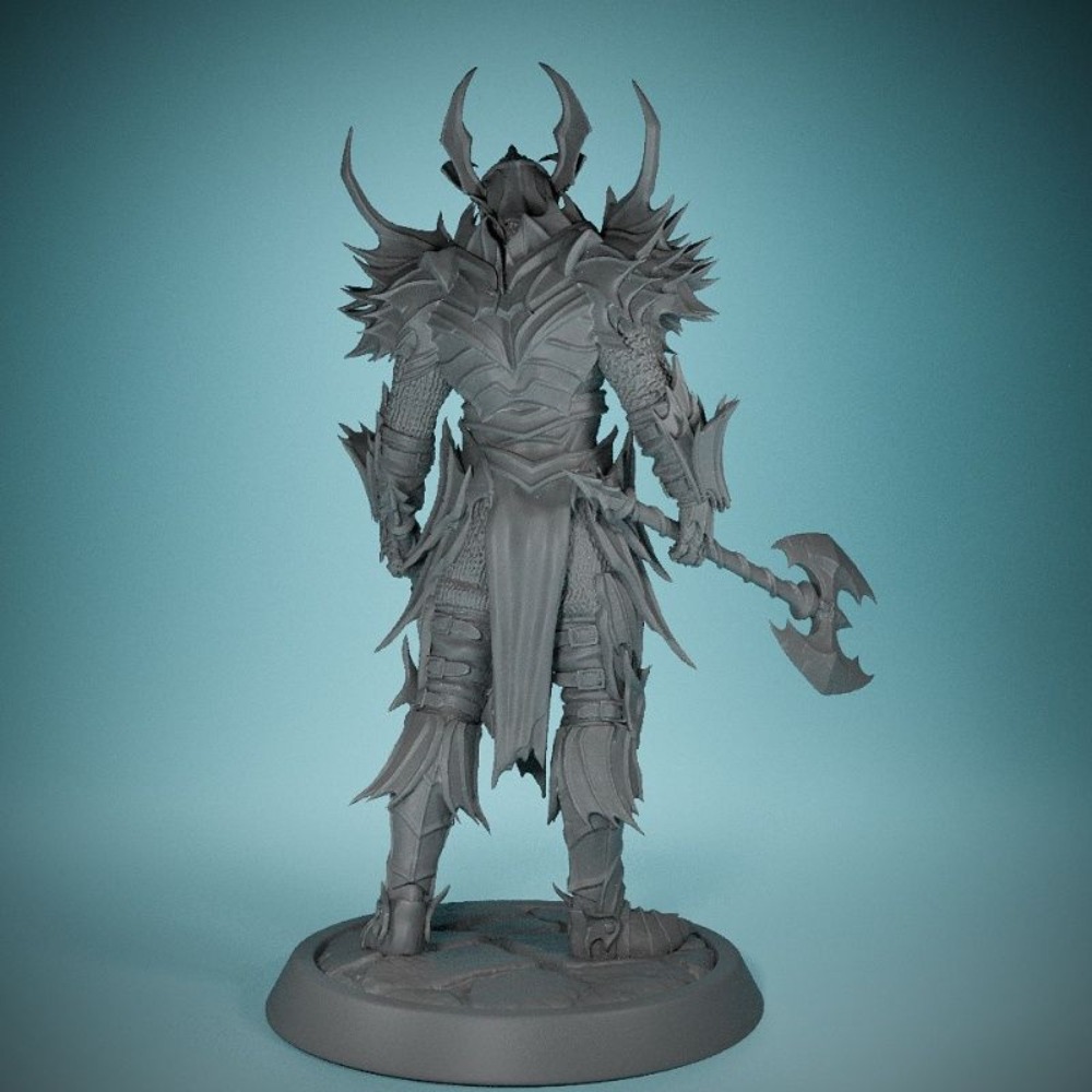 No Wings Demon Knight 3D Print - 3D Printing Chess recension och pris