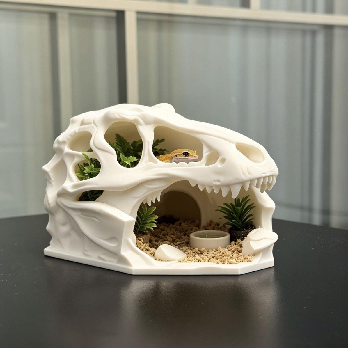 3D Printed Tyrant Dragon Head  - 3D Printing Lizard recension och pris