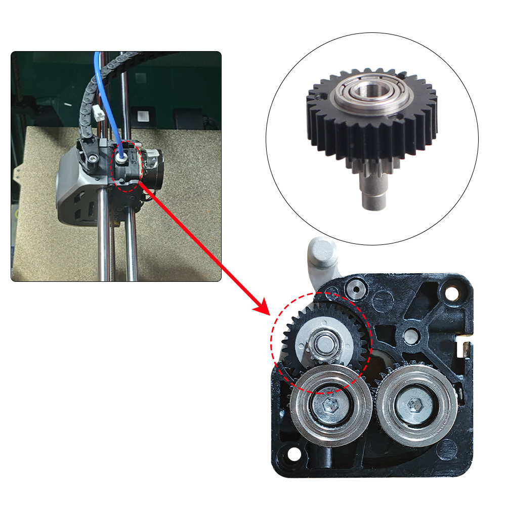 For Creality K1 K1C K1Max Extr - 3D Printing Fff recension och pris