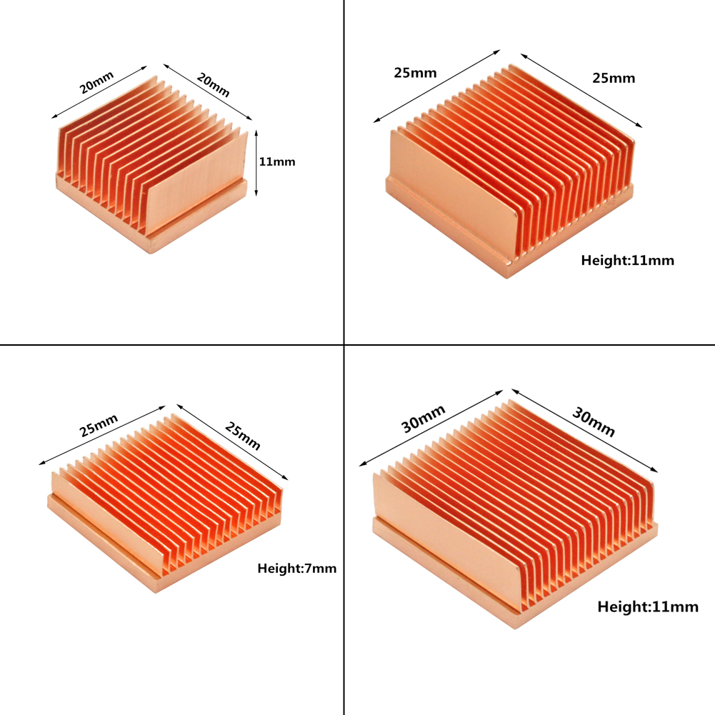 Pure Copper Heatsink DIY Heat  - Raspberry Pi 3D Print recension och pris