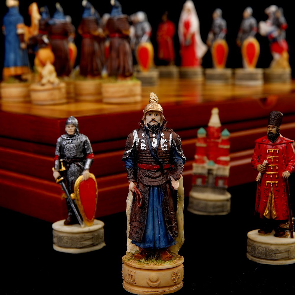 War-themed Chess Set Genghis K - 3D Printing Chess recension och pris